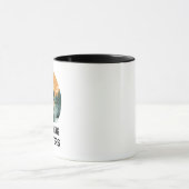 Persoonlijk Vader en Zoon Vis Geschenk Mok (Midden)