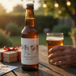 Persoonlijk Vader Foto Cadeau | Beste Papa Ooit Bier Etiket