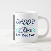 Persoonlijk Vaderdag Cadeau Papa Grote Koffiekop (Rechts)
