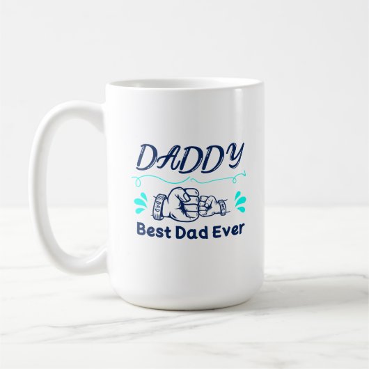 Persoonlijk Vaderdag Cadeau Papa Koffiemok (Links)