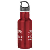 Persoonlijk Vaderdag Cadeau Papa Waterfles (Achterkant)