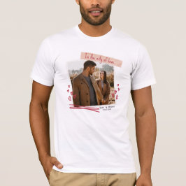 Persoonlijk Valentijn T-shirt met foto en namen