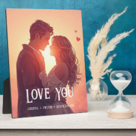 Persoonlijk Valentijnsdag Cadeau Fotoplaat