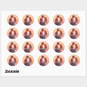 Persoonlijk Valentijnsdag Cadeau Ronde Sticker (Vel)