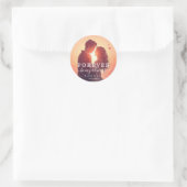 Persoonlijk Valentijnsdag Cadeau Ronde Sticker (Tas)