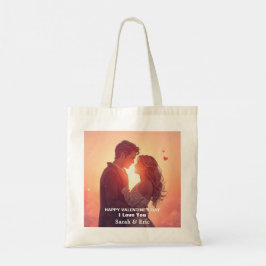 Persoonlijk Valentijnsdag Cadeau Tote Bag