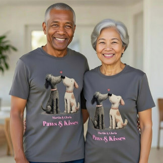 Persoonlijk Valentijnsshirt voor honden – Paws & K T-shirt