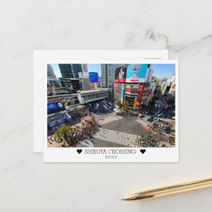 Persoonlijk, vanuit SHIBUYA CROSSING met liefde Briefkaart