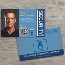 Persoonlijk veiligheidsfunctionaris foto ID-badge Badge