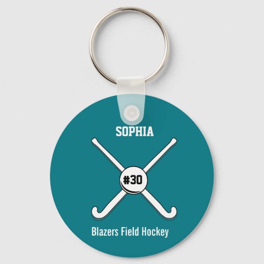 Persoonlijk veldsleutel Naam Jersey Nummer Sleutelhanger (Achterkant)