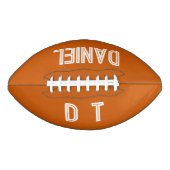 Persoonlijk - verbrand sinaasappel american football (Voorkant)