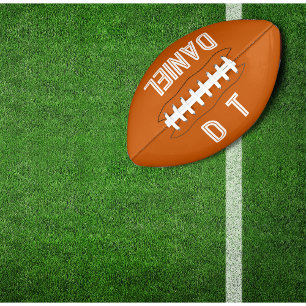 Persoonlijk - verbrand sinaasappel american football