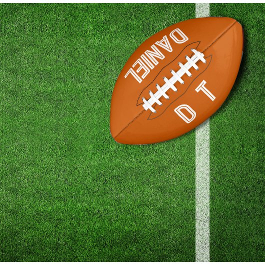 Persoonlijk - verbrand sinaasappel american football