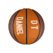 Persoonlijk - verbrand sinaasappel basketbal (Verticaal)