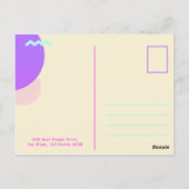 Persoonlijk - Verjaardag sparen de Datum Briefkaart (Achterkant)