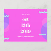 Persoonlijk - Verjaardag sparen de Datum Briefkaart (Voorkant)