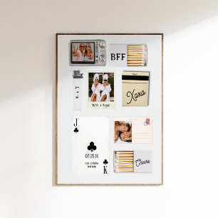 Persoonlijk verjaardagscadeau voor beste vriendin poster
