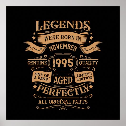Persoonlijk verjaardagsfeestje van dertig jaar oud poster (Voorkant)