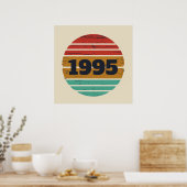 Persoonlijk verjaardagsfeestje voor dertig jaar ou poster (Keuken)