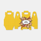 Persoonlijk vermaak modern trendy stripboek bedankdoosjes (Uitgevouwen)