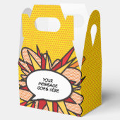 Persoonlijk vermaak modern trendy stripboek bedankdoosjes (Geopend)