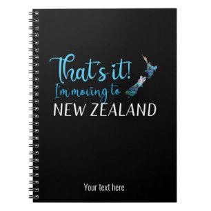 PERSOONLIJK VERPLAATSEN NAAR NIEUW-ZEELAND NOTITIEBOEK