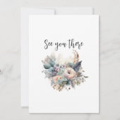 Persoonlijk verpleegkundig Afstuderen Boho FIoral  Kaart (Achterkant)