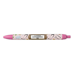 Persoonlijk verpleegkundig geschenk zwarte inkt pen