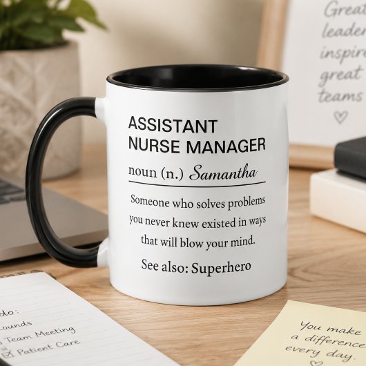 Persoonlijk Verpleegkundig Manager Definitie Mok