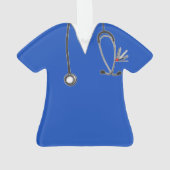 Persoonlijk verpleegsters verzamelobject ornament (achterkant)