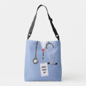 Persoonlijk verpleegsterscadeau crossbody tas (Achterkant)