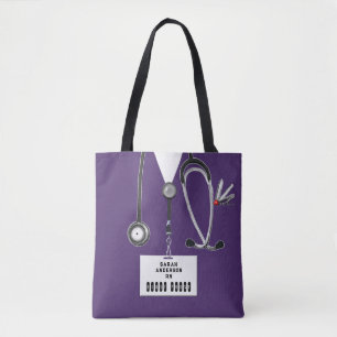 Persoonlijk verpleegsterscadeau tote bag