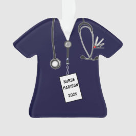 Persoonlijk verpleegstersgeschenk ornament