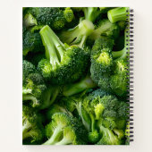 Persoonlijk Verse Groene Broccoli Ontwerp Notitieboek (Achterkant)