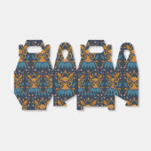 Persoonlijk versierd patroon Middeleeuwse stijl Bedankdoosjes (Uitgevouwen)