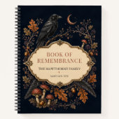 Persoonlijk Victoriaans Samhain Boek van Herinneri (Voorkant)