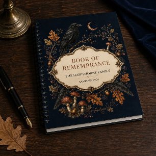 Persoonlijk Victoriaans Samhain Boek van Herinneri