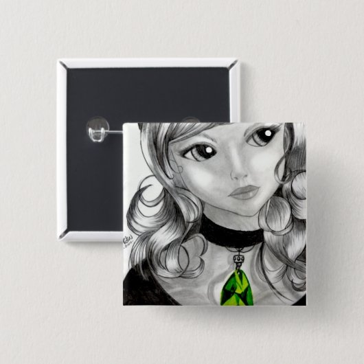 Persoonlijk Vierkante Button 5,1 Cm (Voorkant /achterkant)