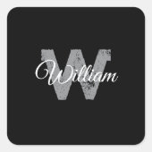 Persoonlijk  vierkante sticker (Voorkant)