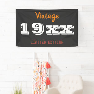 Persoonlijk Vintage 19XX Gelimiteerde Editie Cadea Spandoek