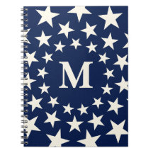 Persoonlijk Vintage Americana Stars Monogram