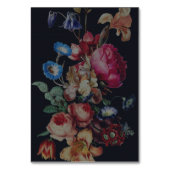 Persoonlijk Vintage Bloem Motief Tafelnummer (Achterkant)