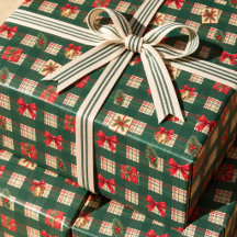 Persoonlijk Vintage Groen Katernen Kerstmis