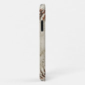 Persoonlijk vintage honkbal Case-Mate iPhone case (Achterkant/rechts)