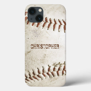 Persoonlijk vintage honkbal Case-Mate iPhone case