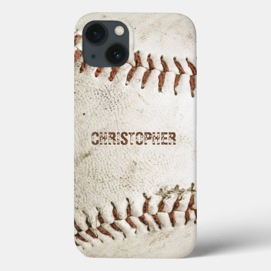 Persoonlijk vintage honkbal Case-Mate iPhone case (Achterkant)