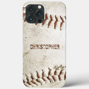 Persoonlijk vintage honkbal Case-Mate iPhone case