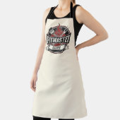 Persoonlijk vintage Pitmaster BBQ-logo Schort (Insitu)