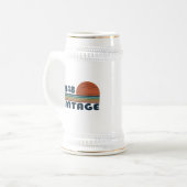Persoonlijk vintage verjaardagscadeau bierpul (Voorkant links)
