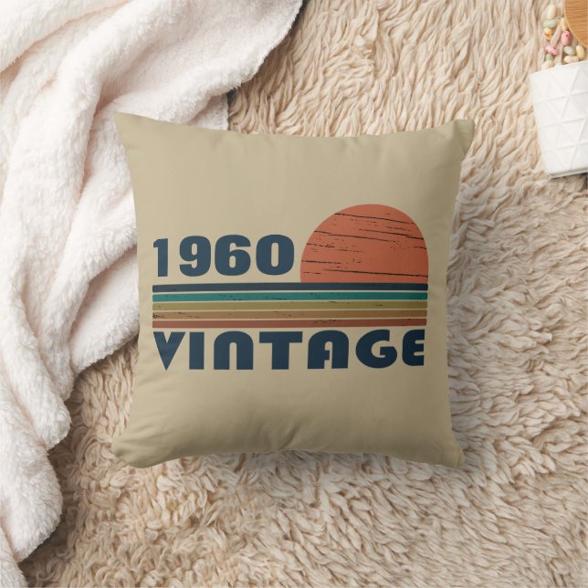 Persoonlijk vintage verjaardagscadeau kussen (Deken)